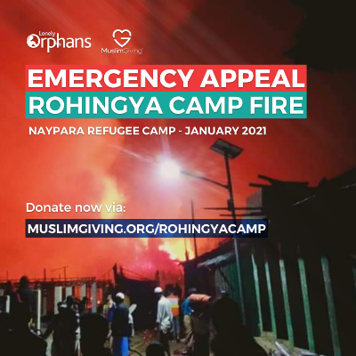 Emergency Appeal Rohingya Camp Fire